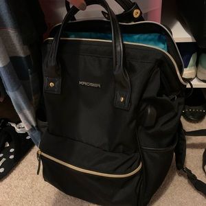 Only used a few times. Black book bag.